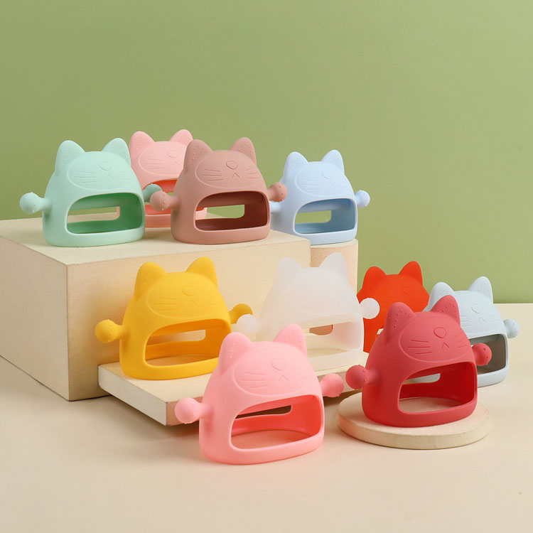 baby teething gloves